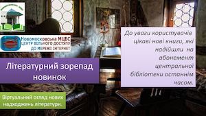 Літературний зорепад новинок