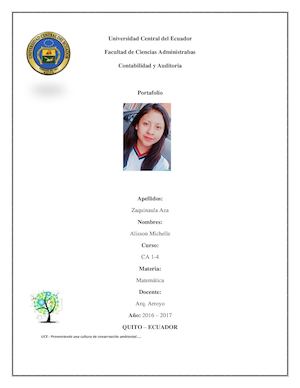 Portafolio De Matematica 2do Emi