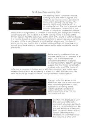 Cape Fear Opening Titles Analysis