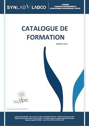 ACADEMIE SYNLAB Catalogue de Formation 2017