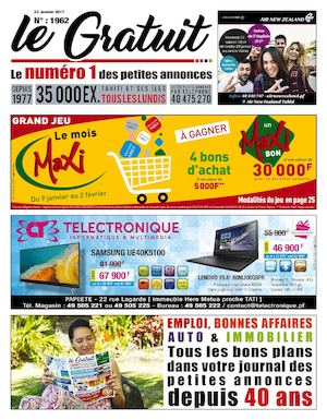 LE GRATUIT DU 23 01 2017