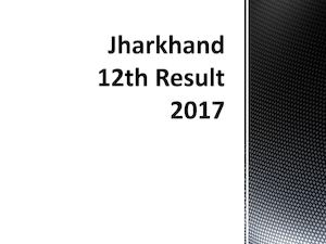 Jharkhand 12th Result 2017