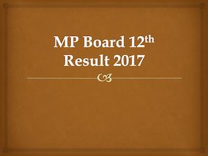 Mp Board 12th Result 2017
