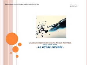 La Hyène Enragée de Pierre Loti, publié en 1916