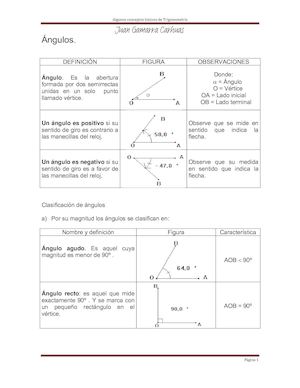ÁNgulos Y Triángulos