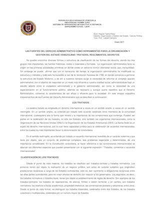 Las Fuentes Del Derecho Administrativo