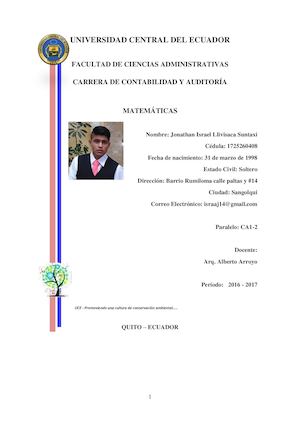 Portafolio Matematica 1 Segundo Hemisemestre