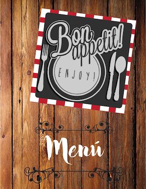 Menu Bon Appetit