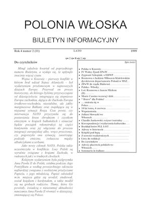 Rok 4 numer 2 (11) LATO 1999