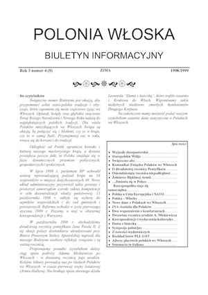 Rok 3 numer 4 (9) ZIMA 1998/1999