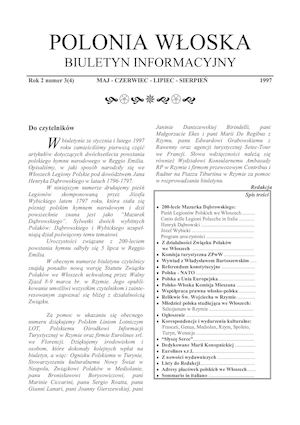Rok 2 numer 3(4) MAJ - CZERWIEC - LIPIEC - SIERPIEŃ 1997