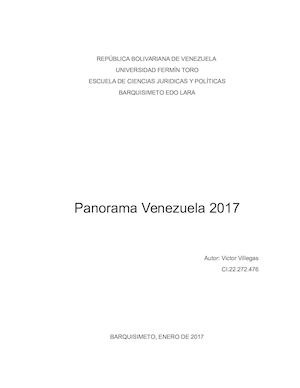 Ensayo Venezuela