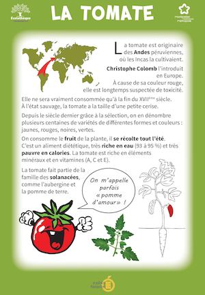 Panneaux des végétaux du sentier d'interprétation de l'Écolothèque