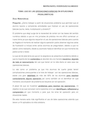 Operaciones Basicas