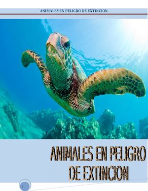 Los Animales En Paligro De Extincion
