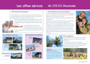 Les offres Séniors du CCE-LCL pour FARLCL