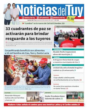 Noticias Del Tuy 26 De Enero