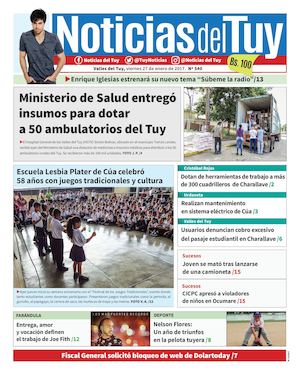 Noticias Del Tuy 27 De Enero