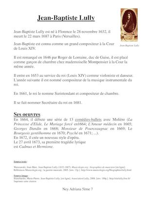 JB Lully Adriana 5e7
