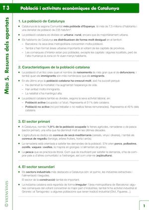 Els sectors d'activitats.