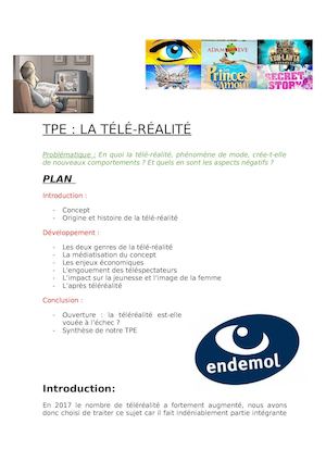 tpe téléréalité