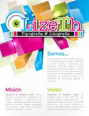Portafolio De Servicios Litografia Lizeth