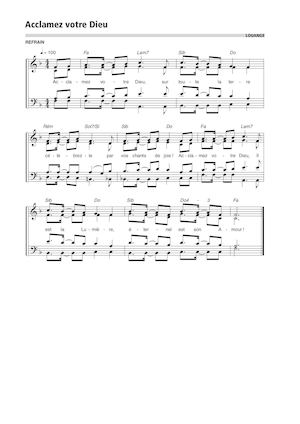 Acclamez Votre Dieu