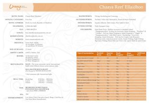 Chaaya Reef Ellaidhoo