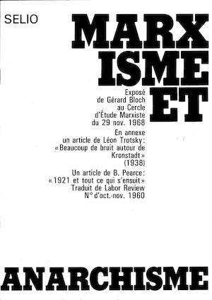 « Marxisme et anarchisme »