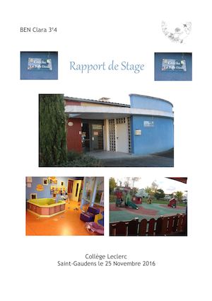 3e4_BEN_Clara_Rapport De Stage