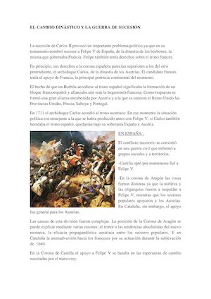 TRABAJO DE HISTORIA: BORBONES