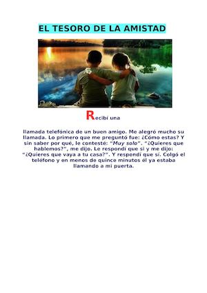 El tesoro de la amistad