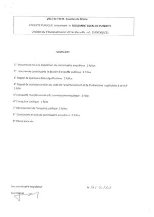 Rapport Du Commissaire Enquêteur