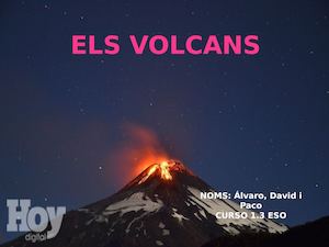 TREBALL DELS VOLCANS