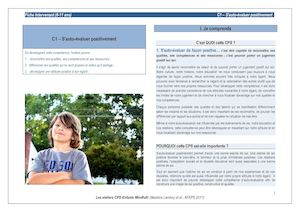 Fiche Cps Enfants (C1)sauto Valuer Positivement (Lamboy Et Al, Afeps2017)