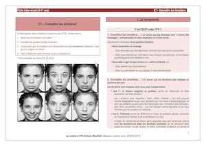 Fiche Cps Enfants (E1)connaitre eMoTions (Lamboy Et Al, Afeps2017)