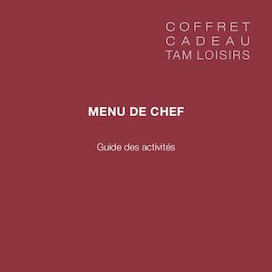 MENU DE CHEF mise a jour janvier 2017