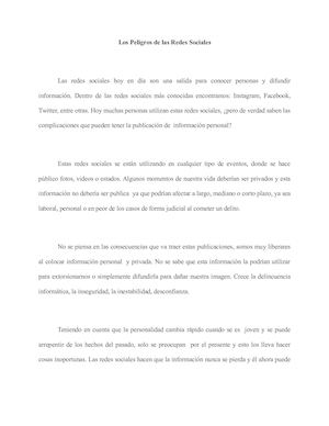 Calaméo - Los Peligros De Las Redes Sociales