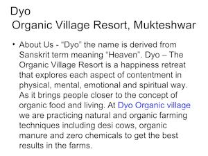 Dyo Organic Resorts