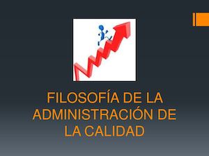 U1 Filosofia De La Adm De La Calidad Presentación