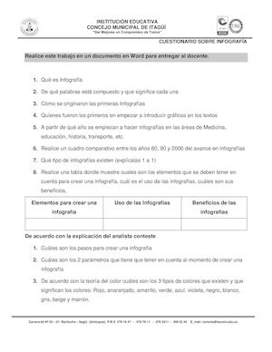 Preguntas De Infografía