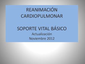 Rcp Soporte Vital Básico