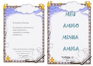 Livro Meu amigo Minha amiga turma D