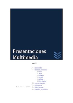 Presentaciones Multimedia