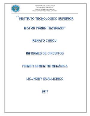 Informes De Circuitos