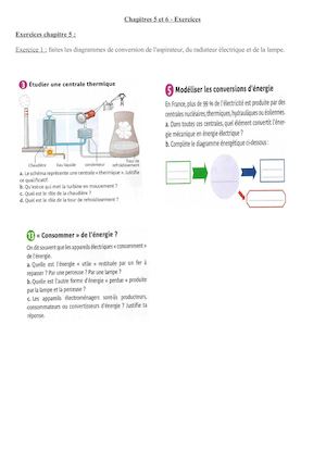 3e - Chapitre 5 Exercices