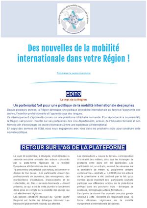 Newsletter 3 Octobre 2016