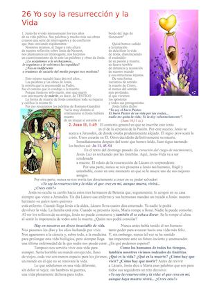 Calaméo - A26 Yo Soy La Resurrección Y La Vida