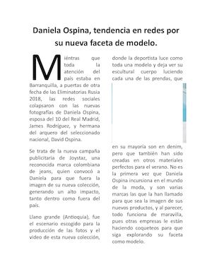 NOTICIA DE LA FARÁNDULA