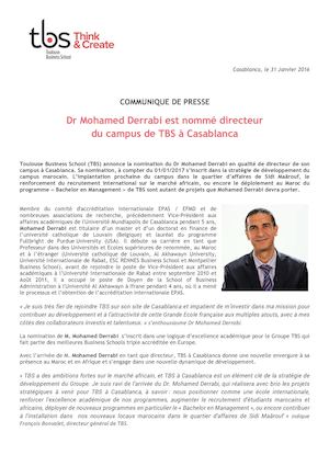 TBS CP Nouveau Directeur du campus Casablanca